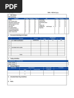 HSE Daily Report Form