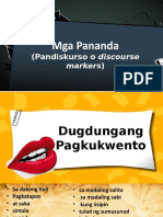 Mga Pananda (Pandiskurso o Discourse Markers)