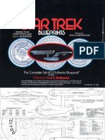 Star Trek U.S.S. Enterprise NCC-1701 General Plans Constitution Class