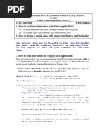 LAB - 02 (Reading User Input, Designing Simple Classes)