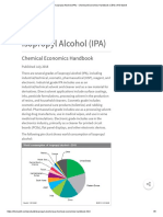 Isopropyl Alcohol (IPA) - Chemical Economics Handbook (CEH) - IHS Markit PDF