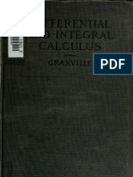 Elements of The Differential and Integral Calculus - W. Granville