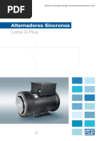 WEG Alternadores Sincronos Linha G Plus 50013799 Catalogo Portugues BR