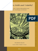 (Studies in The History of Christian Thought) Hurth, E. - Between Faith and Unbelief - American Transcendentalists and The Challenge of Atheism-BRILL (2007) PDF