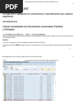 Liberar Necesidades de Documentos Comerciales (Pedidos y Entregas) - Mi Pequeño Blog de SAP