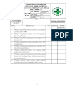 Daftar Tilik Pemberian Informasi Tentang Efek Samping Obat Atau Efek Yang Tidak Diharapkan