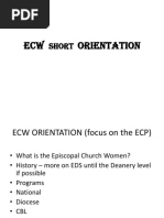 Ecw Short Orientation