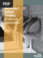 Michigan School Funding: Crisis and Opportunity