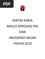 Kertas Kerja Majlis Apreasisi Warga PSS Dan Anugerah NILAM Tahun 2019