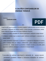 Evaluarea Calității Contoarelor de Energie Termica