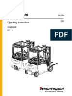 Jungheinrich EFG 213-320 Operating Manual PDF