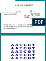 Mutaciones y Polimorfismos