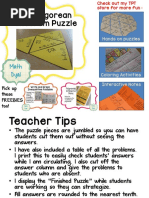 Pythagorean Theorem Tarsia Puzzle