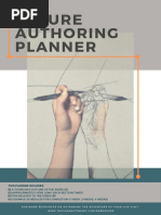 Future Authoring Planner by The Character Arc PDF