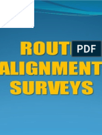 Route Alignment Survey For Railways