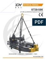 MACCOY - PINZA - DE POTENCIA - HIDRAULICA - KT20-50K Tech Manual