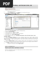 Tutorial Autocad Civil 3d