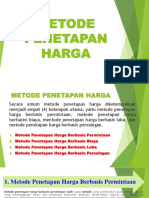 Metode Penetapan Harga