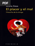 Giulia Sissa El Placer y El Mal Filosofia de La Droga Ilovepdf Compressed PDF