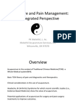 Acu and Pain Management