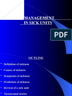 Financial Management in Sick Units