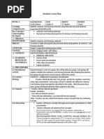 Detailed Lesson Plan - MINERALS AND ROCKS