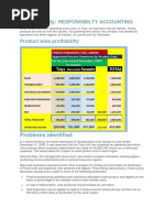 Case Study Responsibility Accounting