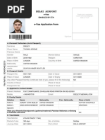 INDIAN VISA - Applicant - I004W04E5219