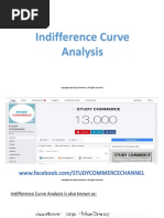 Indifference Curve Analysis