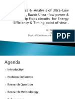 Performance & Analysis of Ultra-Low Voltage