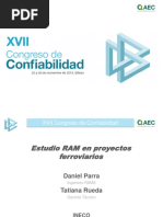 Presentación Estudio RAM en Proyectos Ferroviarios