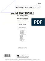 Danse Bacchanale From Samson and Delila Conductor Score Full Score