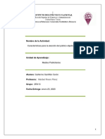 Caracteristicas para La Elecion Del Publico Objetivo - Guillermo Santillan