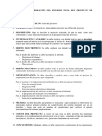 Pautas para La Elaboracion Del Informe