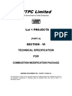 Technical Specification Combustiom Modifications Lot 1 For Tender