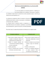 Foro I Diferencia Entre La Evaluación Tradicional y La Actual (Juan Pablo Rodas)