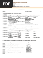 First Quarter Exam