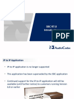 AudioCodes Session Border Controller (SBC) R7.0 Introduction - Technical...