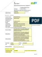 Customer Introduction Form