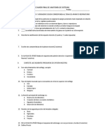 Conteste Falso o Verdadero Según Corresponda Al Tema de Aparato Respiratorio