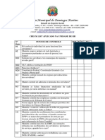 CHECK LIST - Recursos Humanos e Departamento de Pessoal