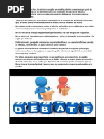 Reglas Del Debate