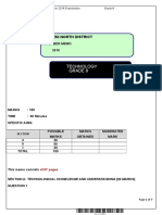 2technology 2018 Grade 8 Memo