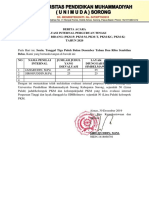 Berita Acara Evaluasi Internal PT