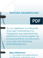 Tekstong Argumentatibo