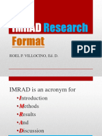 IMRAD Research-Presentation