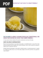 Ghee Saturated Fat: Fat in Ghee Is A Known Fact: But How It Is Heart Friendly