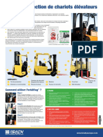 Forklift Inspection Guide A2 Poster Europe French