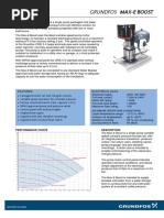 Grundfos Max e Boost Single Pump Leaflet