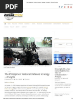 The Philippines' National Defense Strategy